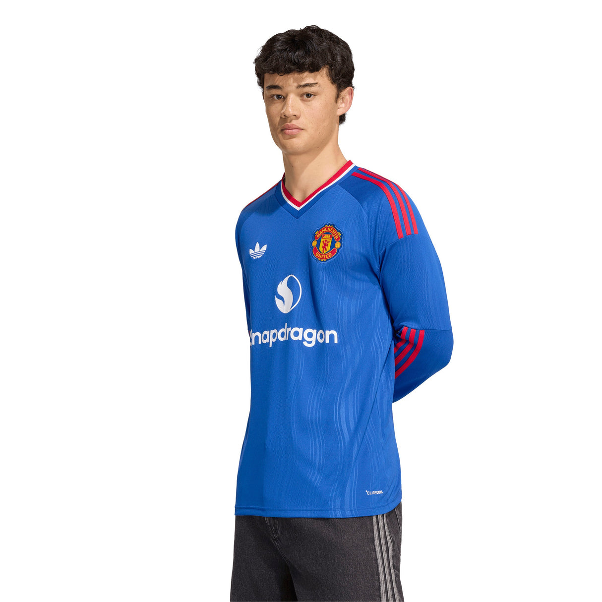 adidas Manchester United Away Long Sleeve Men's Soccer Jersey 26/27 - Royal Blue - Best Buy Soccer
