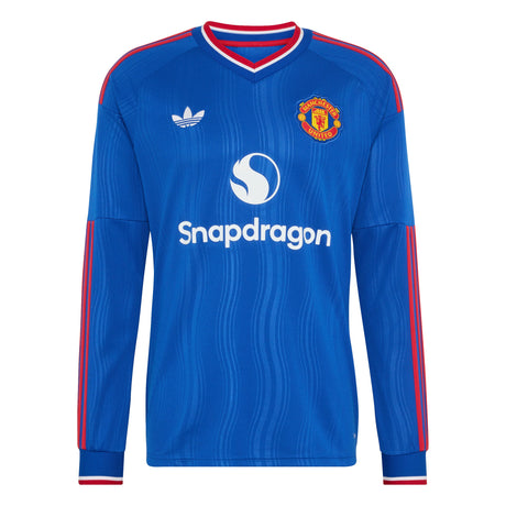 adidas Manchester United Away Long Sleeve Men's Soccer Jersey 26/27 - Royal Blue - Best Buy Soccer