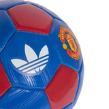 adidas Manchester United Away Mini Soccer Ball - Blue/Red - Best Buy Soccer