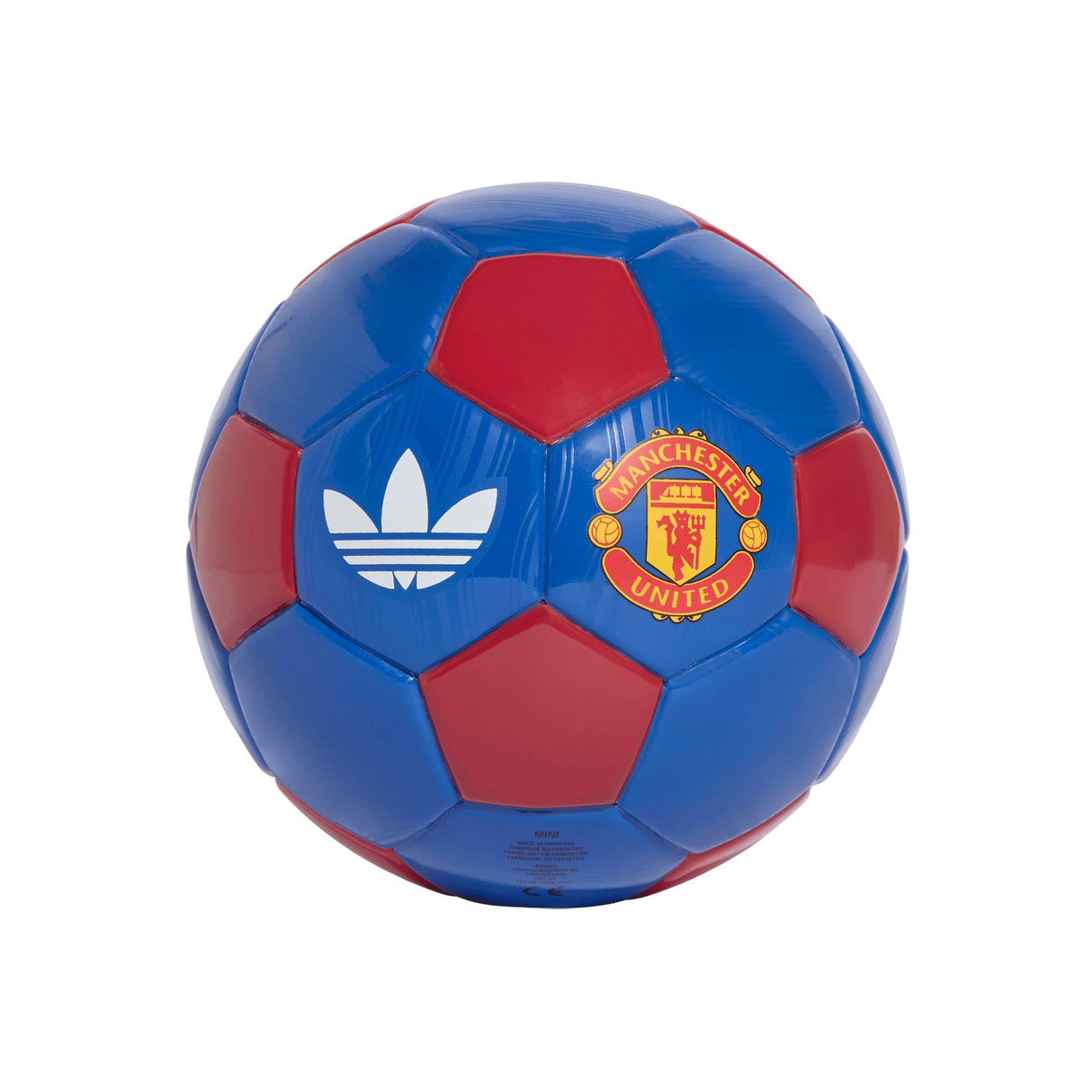 adidas Manchester United Away Mini Soccer Ball - Blue/Red - Best Buy Soccer