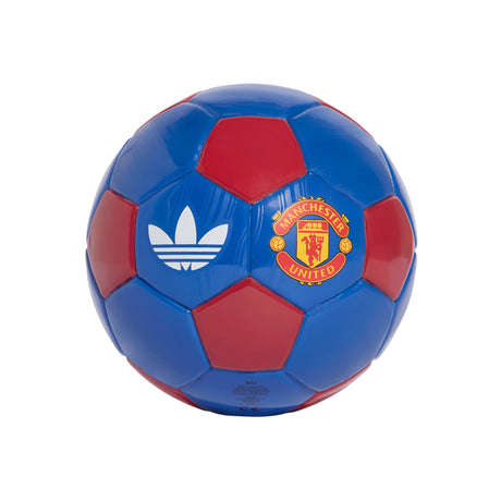 adidas Manchester United Away Mini Soccer Ball - Blue/Red - Best Buy Soccer