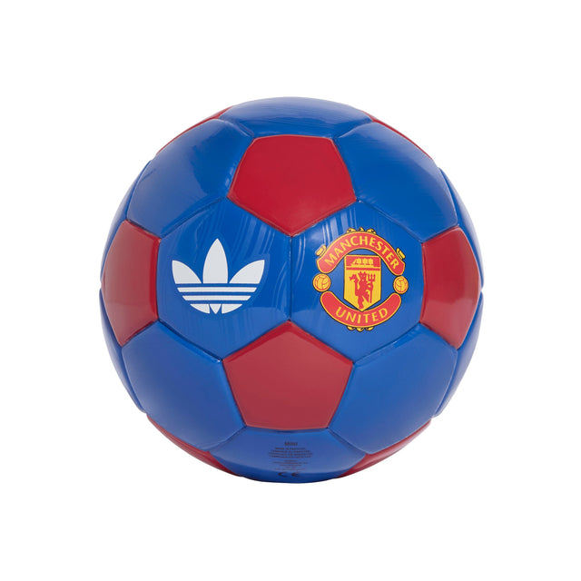 adidas Manchester United Away Mini Soccer Ball - Blue/Red - Best Buy Soccer