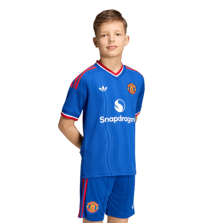 adidas Manchester United Away Youth Soccer Jersey 26/27 - Royal Blue - Best Buy Soccer