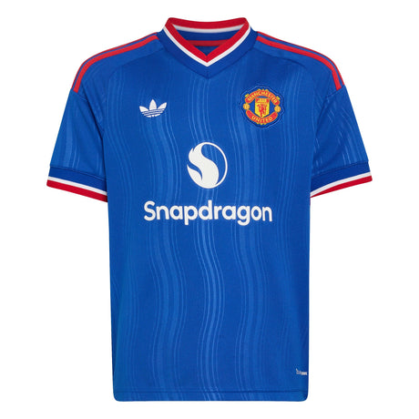 adidas Manchester United Away Youth Soccer Jersey 26/27 - Royal Blue - Best Buy Soccer