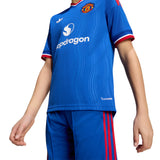adidas Manchester United Away Youth Soccer Jersey 26/27 - Royal Blue - Best Buy Soccer