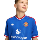 adidas Manchester United Away Youth Soccer Jersey 26/27 - Royal Blue - Best Buy Soccer