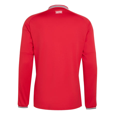 adidas Manchester United Home Long Sleeve Men's Soccer Jersey 26/27 - Red/White - Best Buy Soccer