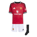 adidas Manchester United Home Mini Kit Kids 25/26 - Red - Best Buy Soccer