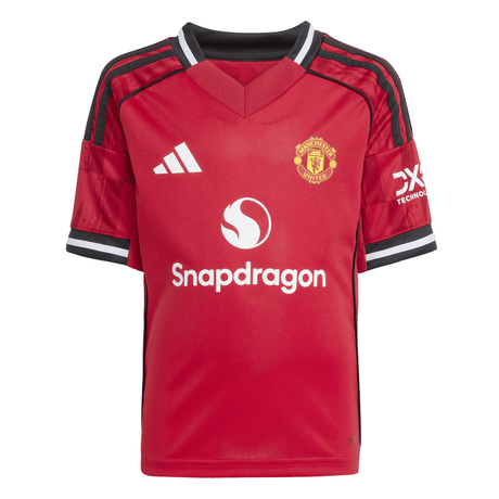 adidas Manchester United Home Mini Kit Kids 25/26 - Red - Best Buy Soccer
