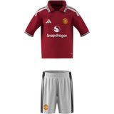 adidas Manchester United Home Soccer Mini Kids Set 26/27 - Red - Best Buy Soccer