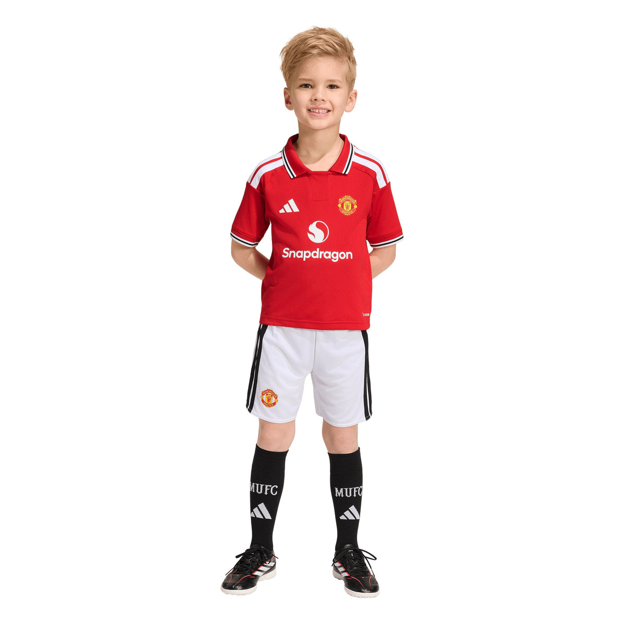 adidas Manchester United Home Soccer Mini Kids Set 26/27 - Red - Best Buy Soccer