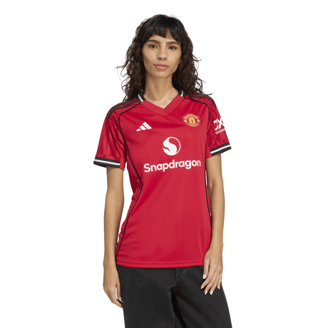 adidas Manchester United Home Women's Soccer Jersey 25/26 - Red - Best Buy Soccer