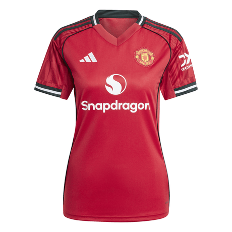 adidas Manchester United Home Women's Soccer Jersey 25/26 - Red - Best Buy Soccer