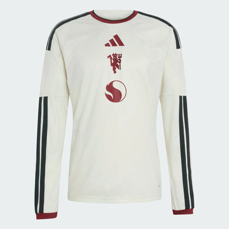 adidas Manchester United Third Long Sleeve Men's Soccer Jersey 26/27 - Ivory - Best Buy Soccer