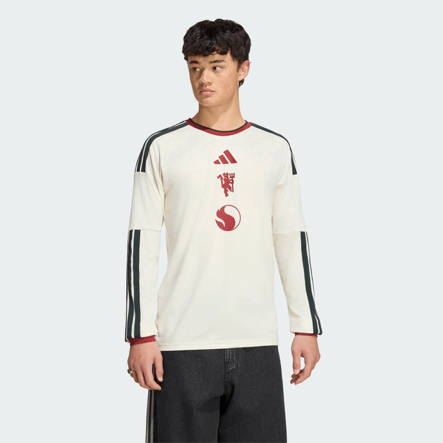adidas Manchester United Third Long Sleeve Men's Soccer Jersey 26/27 - Ivory - Best Buy Soccer