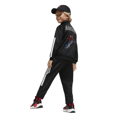 adidas Marvel Spider-Man Youth Tiro Suit - Black/White - Best Buy Soccer