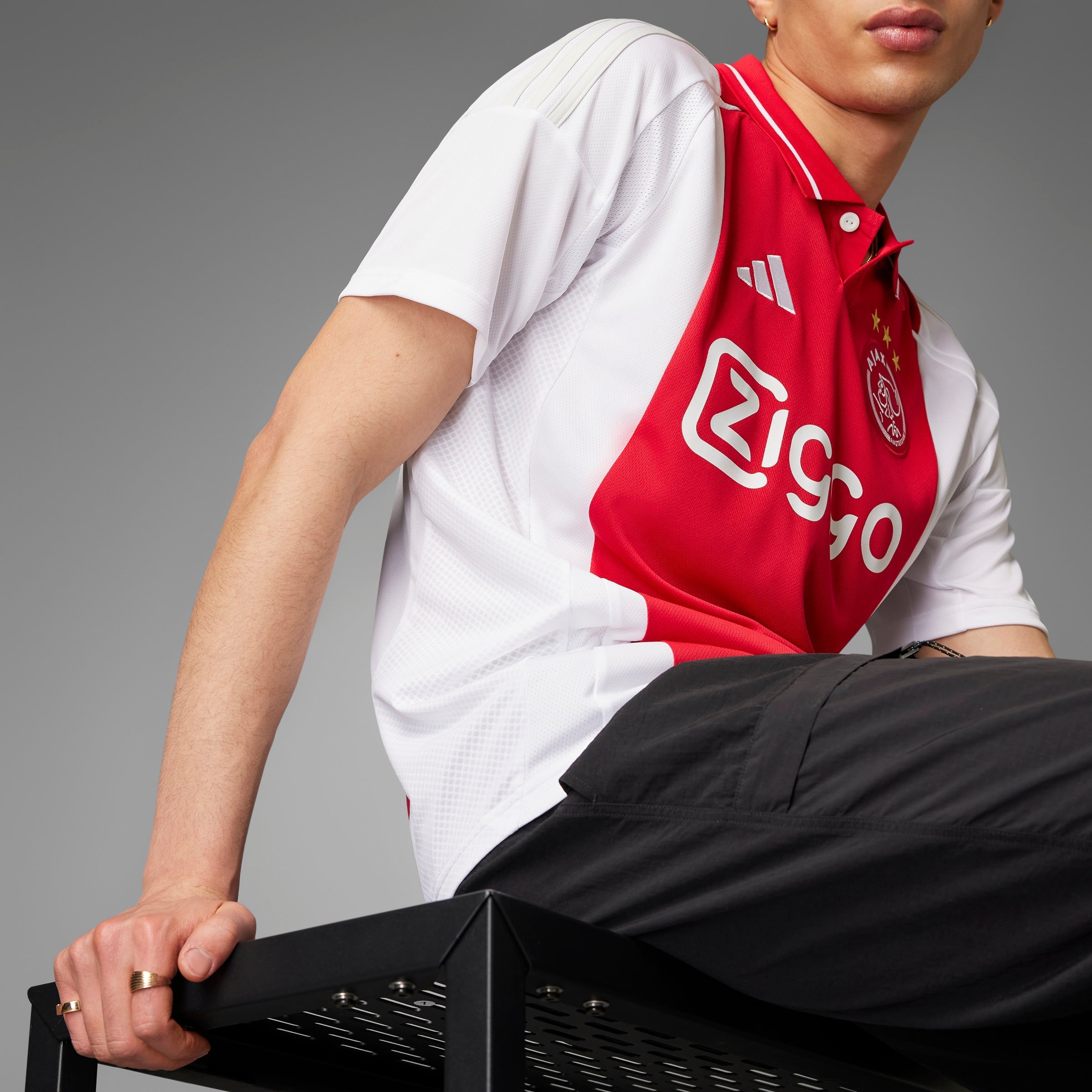 adidas Men's Ajax Amsterdam Home Jersey 24/25 - Best Buy Soccer