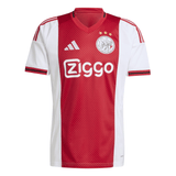 adidas Men's Ajax Amsterdam Home Jersey 25/26 - White/Red - Best Buy Soccer