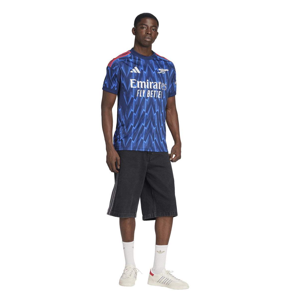 adidas Men's Arsenal Away Soccer Jersey 25/26 - Blue - Best Buy Soccer