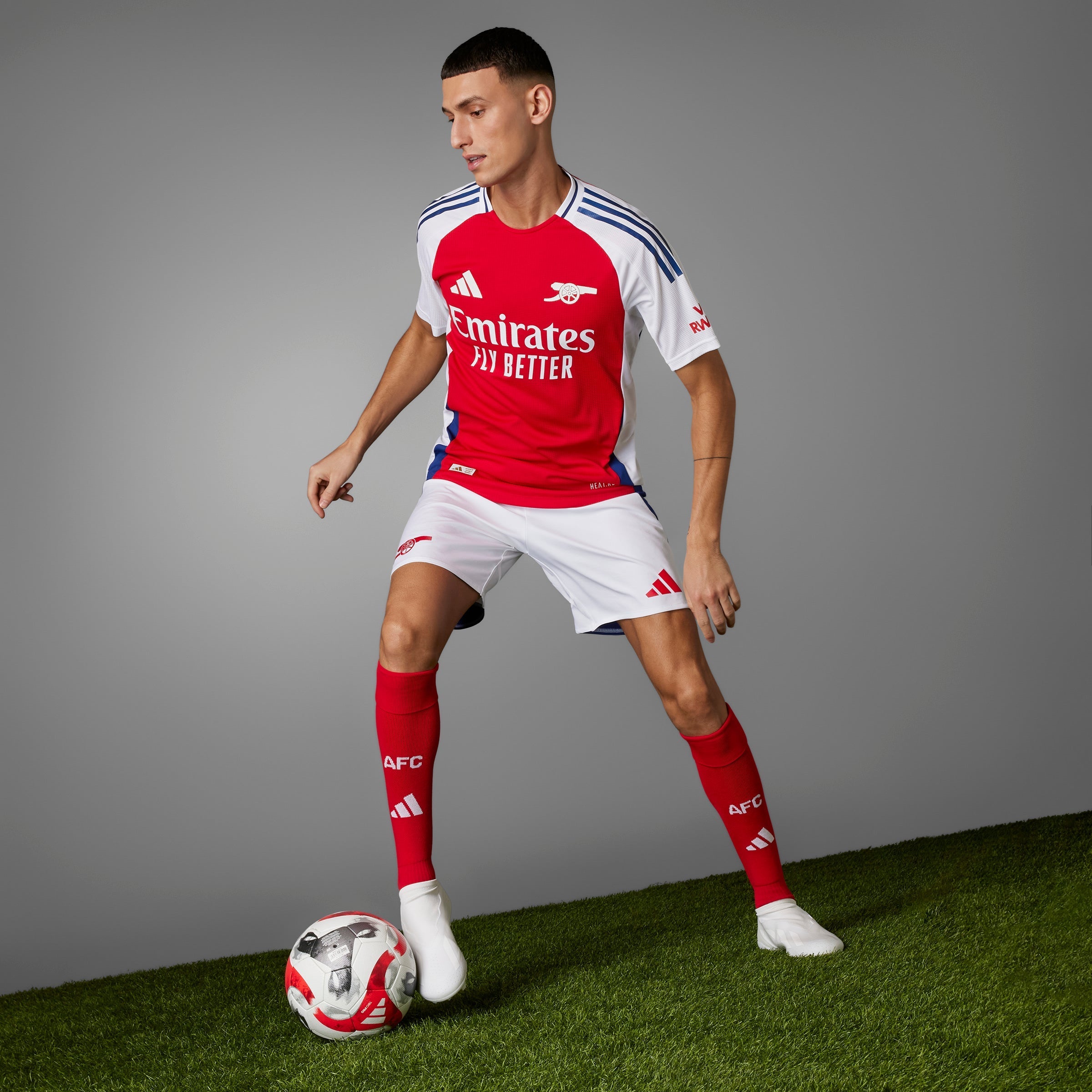 adidas Men's Arsenal FC Home Jersey Authentic 24/25 - Best Buy Soccer