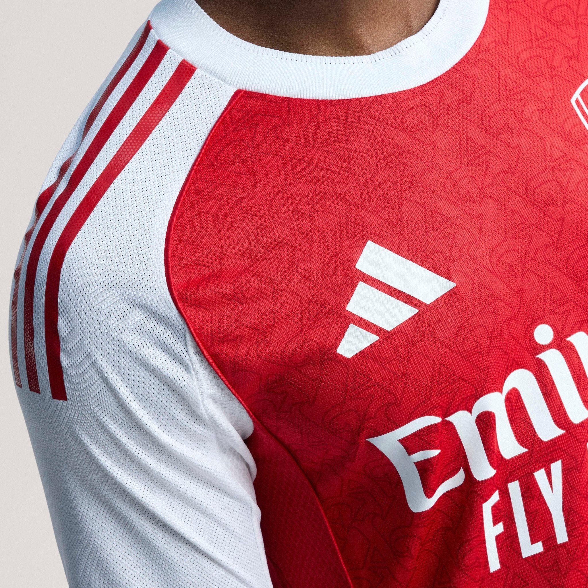 adidas Men's Arsenal Home Authentic Jersey 25/26 - Scarlet/White - Best Buy Soccer