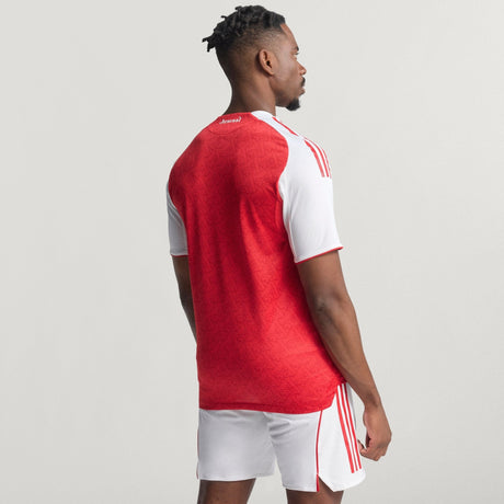 adidas Men's Arsenal Home Authentic Jersey 25/26 - Scarlet/White - Best Buy Soccer
