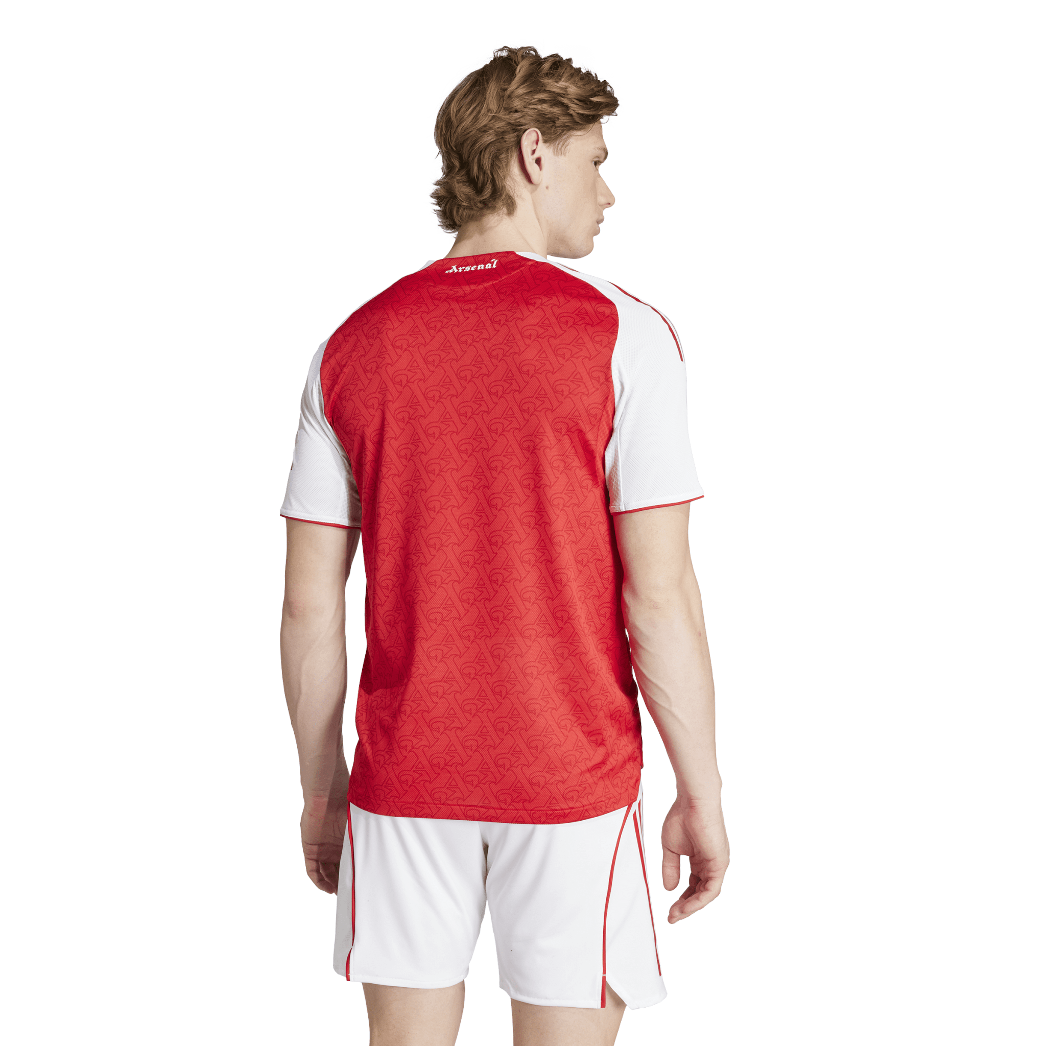 adidas Men's Arsenal Home Authentic Jersey 25/26 - Scarlet/White - Best Buy Soccer