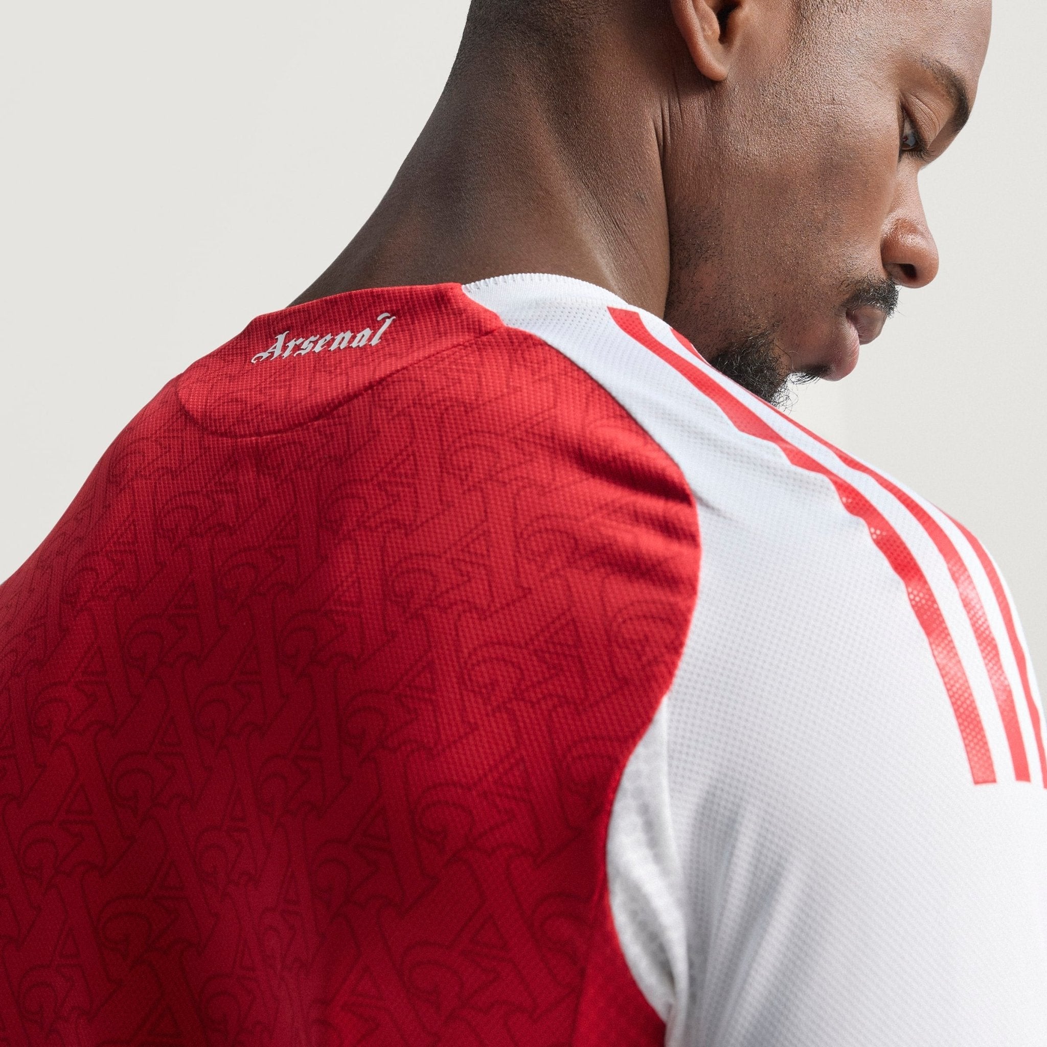 adidas Men's Arsenal Home Authentic Jersey 25/26 - Scarlet/White - Best Buy Soccer