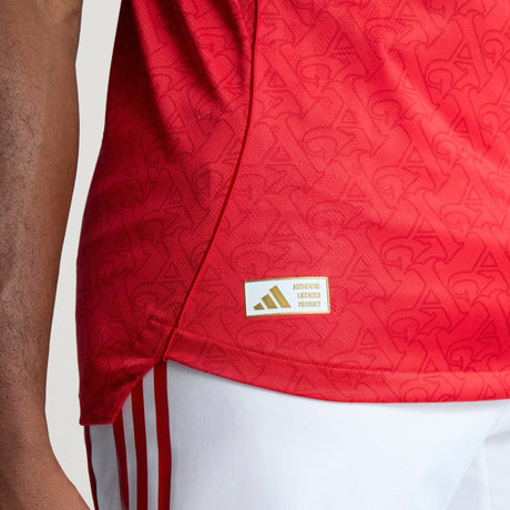 adidas Men's Arsenal Home Authentic Jersey 25/26 - Scarlet/White - Best Buy Soccer