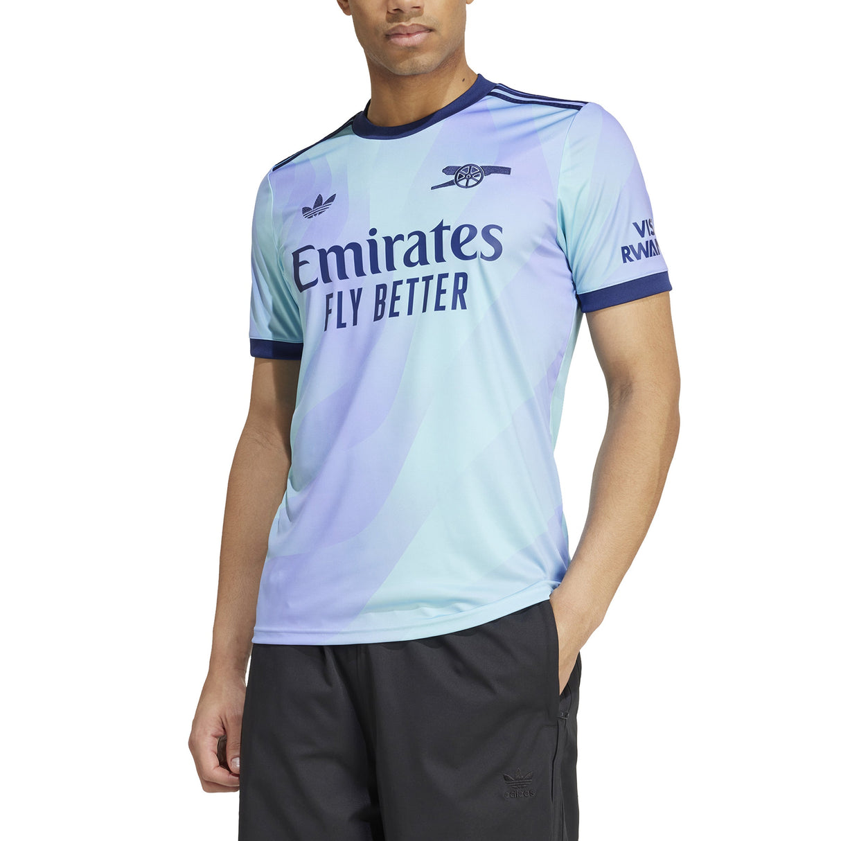 adidas Men's Arsenal Third Jersey 24/25 Aqua/Purple - Best Buy Soccer