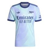 adidas Men's Arsenal Third Jersey 24/25 Aqua/Purple - Best Buy Soccer