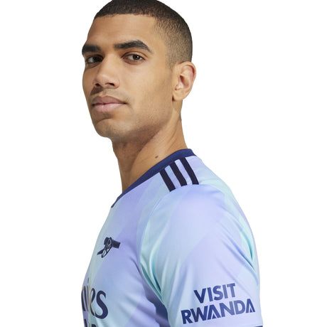 adidas Men's Arsenal Third Jersey 24/25 Aqua/Purple - Best Buy Soccer