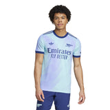 adidas Men's Arsenal Third Jersey Authentic 24/25 Aqua/Purple - Best Buy Soccer