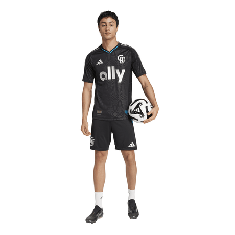 adidas Men's Charlotte FC Away Authentic Jersey 25/26 Black - Best Buy Soccer
