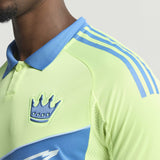 adidas Men's Charlotte FC Third Authentic Soccer Jersey 25/26 Yellow - Best Buy Soccer