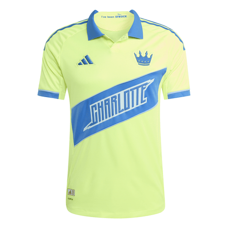 adidas Men's Charlotte FC Third Authentic Soccer Jersey 25/26 Yellow - Best Buy Soccer