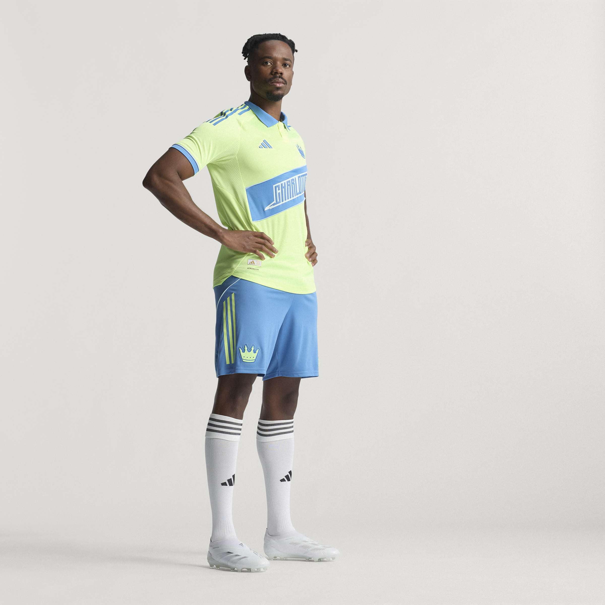 adidas Men's Charlotte FC Third Authentic Soccer Jersey 25/26 Yellow - Best Buy Soccer