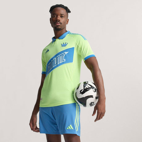 adidas Men's Charlotte FC Third Authentic Soccer Jersey 25/26 Yellow - Best Buy Soccer