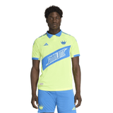 adidas Men's Charlotte FC Third Authentic Soccer Jersey 25/26 Yellow - Best Buy Soccer