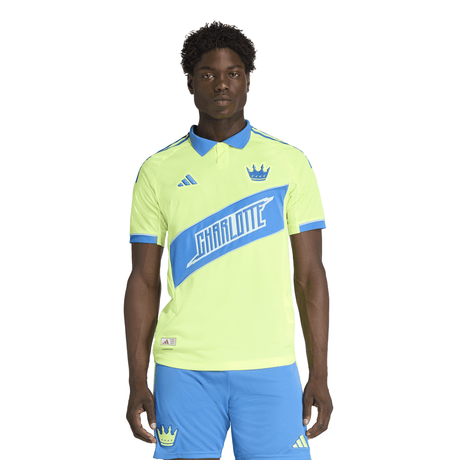 adidas Men's Charlotte FC Third Authentic Soccer Jersey 25/26 Yellow - Best Buy Soccer