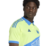 adidas Men's Charlotte FC Third Authentic Soccer Jersey 25/26 Yellow - Best Buy Soccer