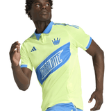 adidas Men's Charlotte FC Third Authentic Soccer Jersey 25/26 Yellow - Best Buy Soccer
