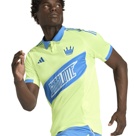 adidas Men's Charlotte FC Third Authentic Soccer Jersey 25/26 Yellow - Best Buy Soccer