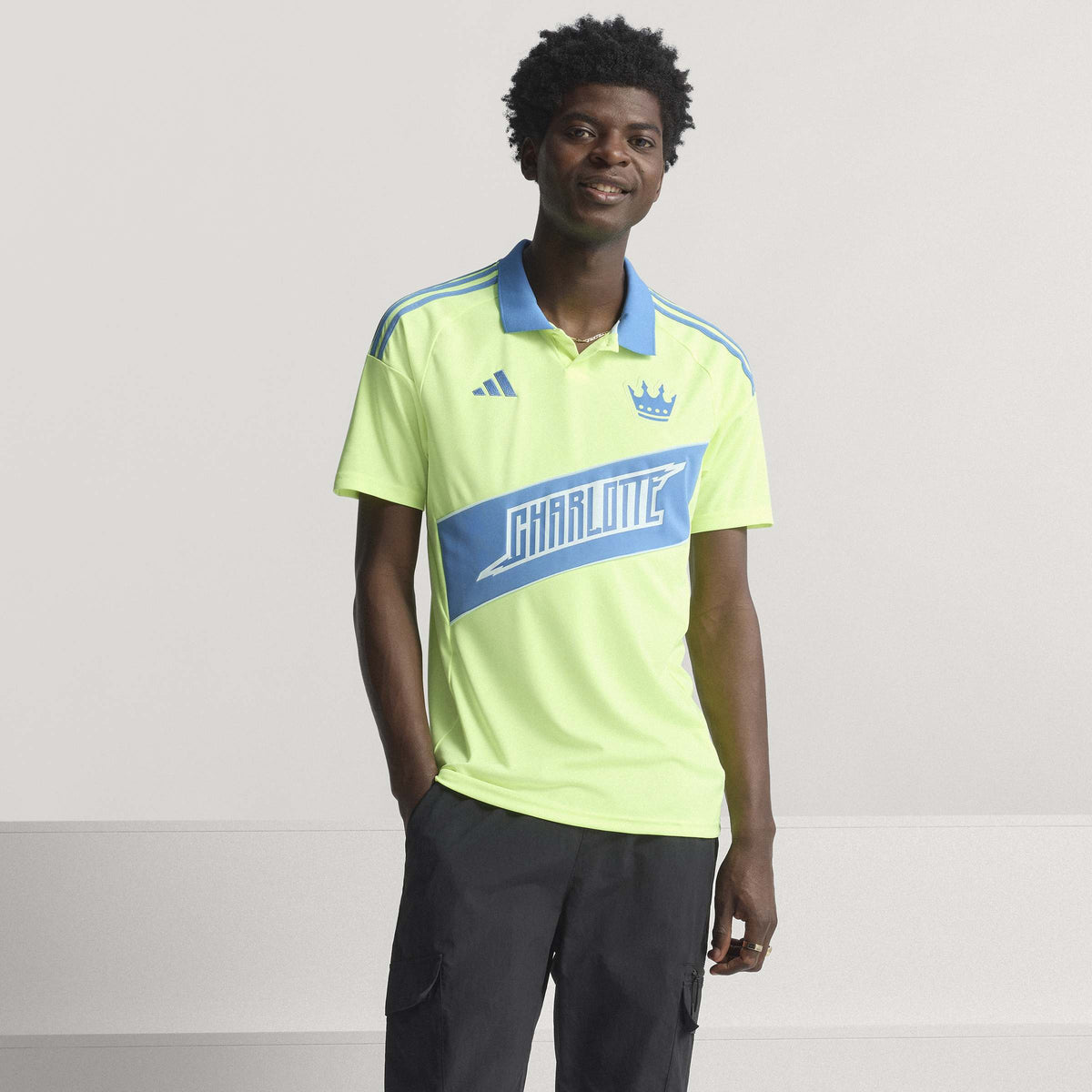 adidas Men's Charlotte FC Third Soccer Jersey 25/26 - Yellow - Best Buy Soccer