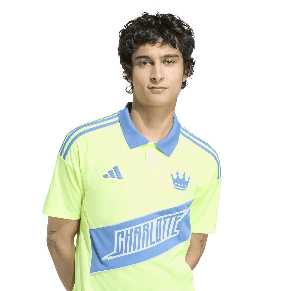 adidas Men's Charlotte FC Third Soccer Jersey 25/26 - Yellow - Best Buy Soccer