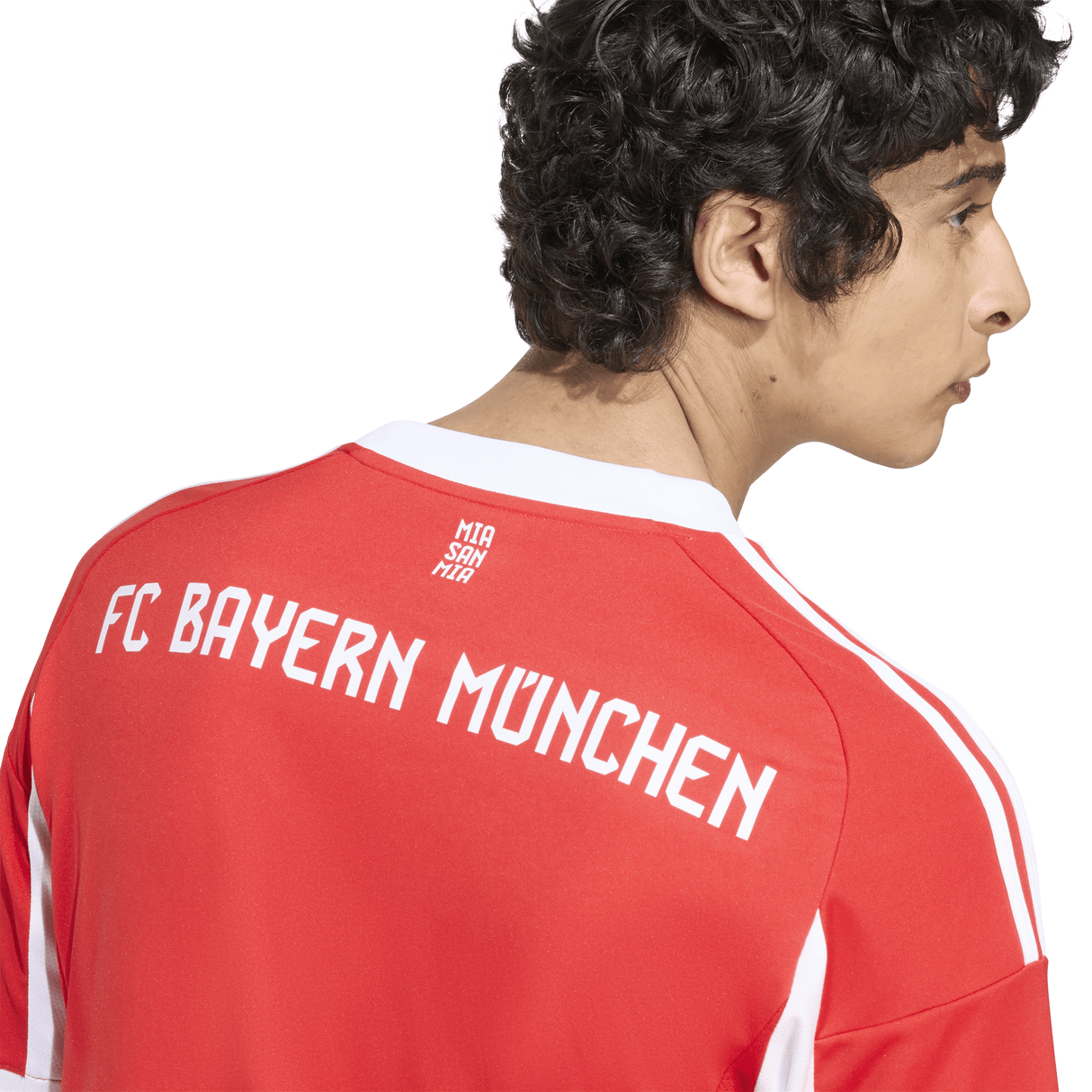 adidas Men's FC Bayern Munich Home Soccer Jersey 25/26 - Red - Best Buy Soccer