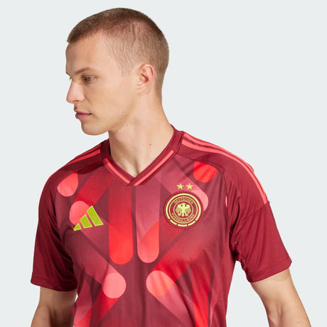 adidas Men's Germany (Women's Team) Away Jersey 25 Burgundy - Best Buy Soccer