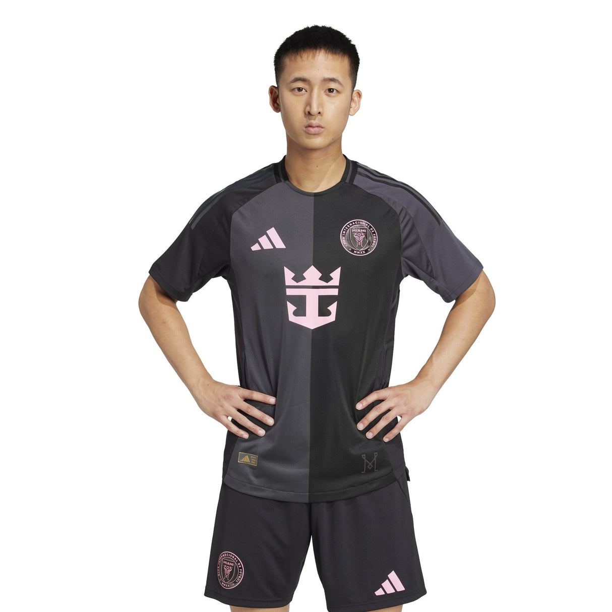 adidas Men's Inter Miami CF Messi Away Authentic Jersey 25/26 Black - Best Buy Soccer