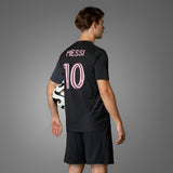 adidas Men's Inter Miami CF Messi Away Authentic Jersey 25/26 Black - Best Buy Soccer