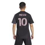 adidas Men's Inter Miami CF Messi Away Authentic Jersey 25/26 Black - Best Buy Soccer